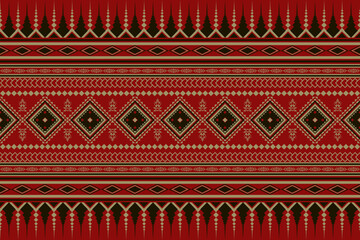 Vintage Geometric Abstract Ethnic Pattern
