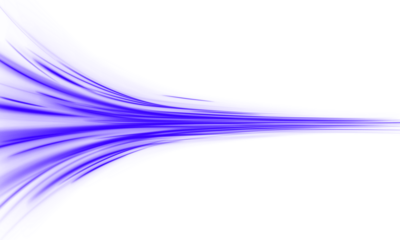 Blue electric flow animation. The motion trails create dynamic sense of acceleration. Expressway, vehicle headlights effect vivid speed. Glowing light trails, cyberpunk-inspired data acceleration.