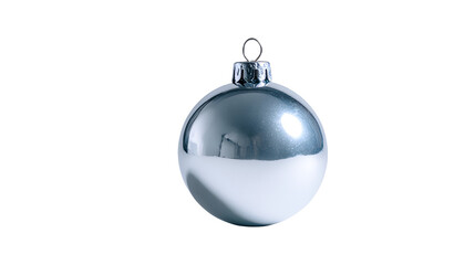 Metallic christmas ornament ball holiday decoration