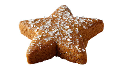 Snowflake gingerbread cookie white icing christmas dessert