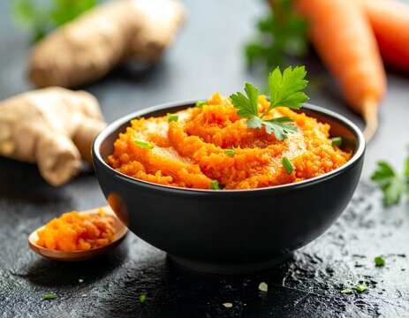 Pasta marchewkowa z imbirem	