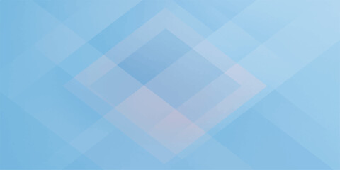 Abstract blue geometric triangle background with 3D cubes and seamless pattern