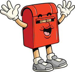 Cartoon Mailbox Illustration