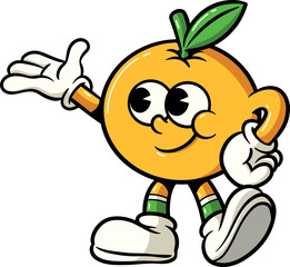 Cartoon Orange Character 