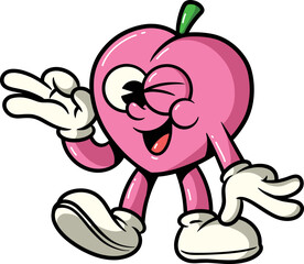 Cartoon Peach Character