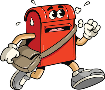 Cartoon Mailbox Illustration