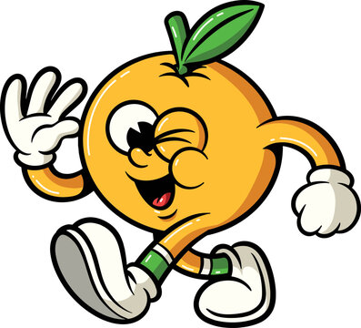 Cartoon Orange Character 