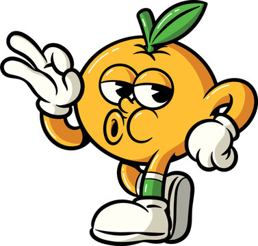 Cartoon Orange Character 