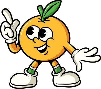 Cartoon Orange Character 