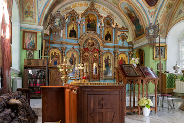 KALYAZIN, TVER region.  The interior of the Church of the Entry of the Most Holy Theotokos into the Temple