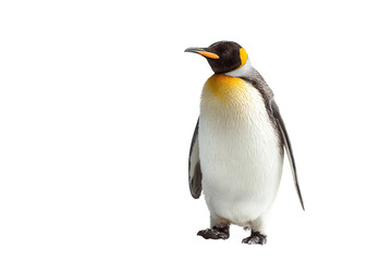 Obraz premium Emperor penguin isolated on transparent background