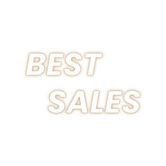 Best Sales Typography Design with Light Effects