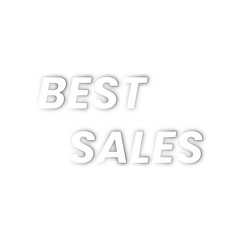 Best Sales Typography Design with Light Effects