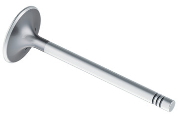 Engine intake valve, transparent background