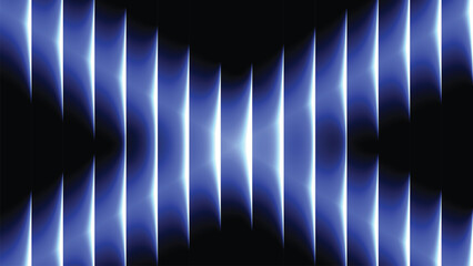 A vertical glass motion, glowing white, blue, fractal glass effect gradient on a black background, ribbed, Spectrum waves effect, ethereal glass effect, neon, sense of motion, 8K.
