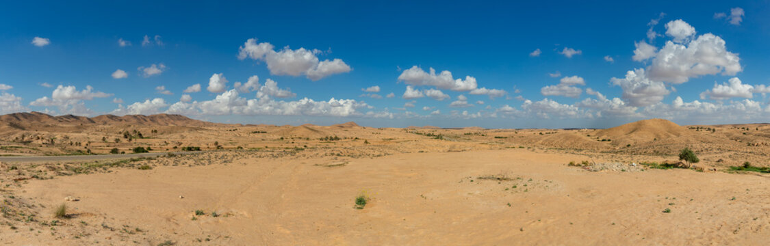 Tunisia Gabes Landscape Panorama
