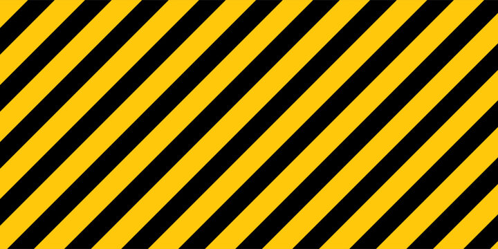 Illustration of yellow and black stripes.a symbol of dangerous and radioactive substances.The sample is widely used in industry. eps10