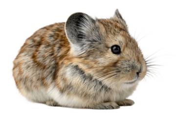 Cute pika isolated on transparent background