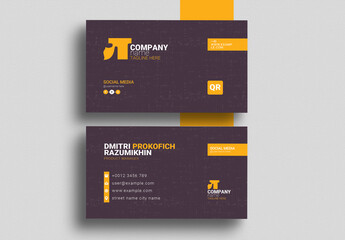 Business Card Template For Company