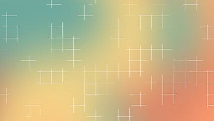 Retro 70s Pastel Grid Light Background