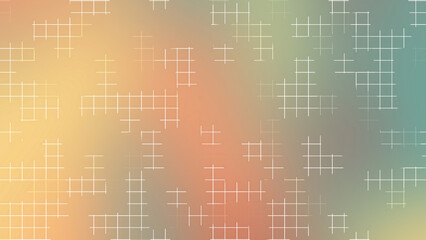 Retro 70s Pastel Grid Light Background design