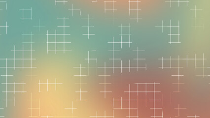 Retro 70s Pastel Grid Pattern Background design