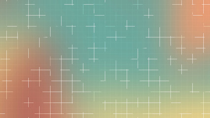 Retro 70s Pastel Gradient Grid Line Background