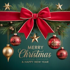 Premium modern Christmas design card with blue gradient and rose gold accents, perfect for holiday marketing, digital promotions, elegant branding and festive advertising layouts.