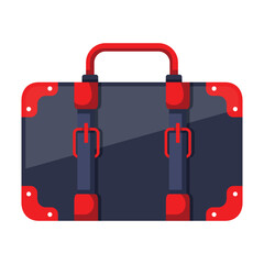 Suitcase Icon Design. United Kingdom Suitcase Concept
