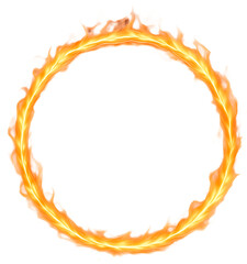 Ultra-realistic fire ring