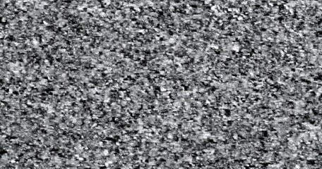 Grainy black-and-white texture resembling television static, a seamless background, viewed from above.