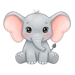 Obraz premium 小さな象の微笑み