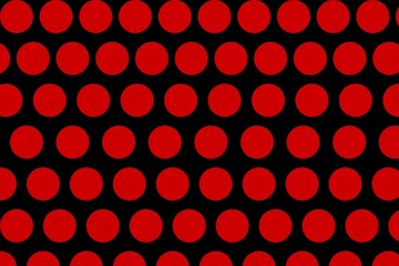 Red Polka dots background 
