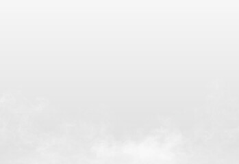 Airflow smoke fog steam white wide panorama isolated smooth gray texture.
