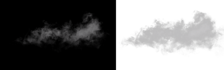 Wide smoke fog steam airflow white vapor panorama isolated smooth texture haze.
