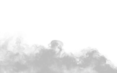 Wide smoke fog steam airflow white vapor panorama isolated smooth texture.
