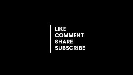 Minimalist Like, comment, share, subscribe animation. Animated thanks for watching youtube outro like comment share subscribe subscribed call to action icon animation on alpha channel 