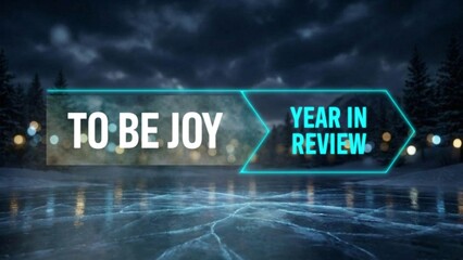 Futuristic Winter Broadcast Lower Third