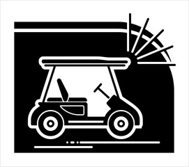 Golf Cart Icon Y_2411001