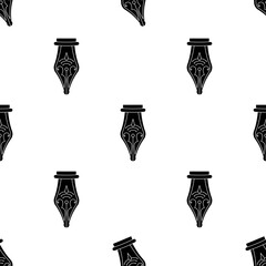 Ink Pen Nib Icon Seamless Pattern Y_2411003