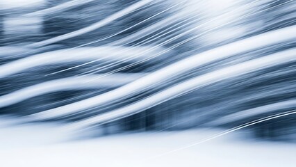 Abstract blue light streaks representing high-speed data flow and technology innovation