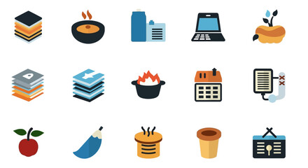 Various food and objects for different purposes and uses.