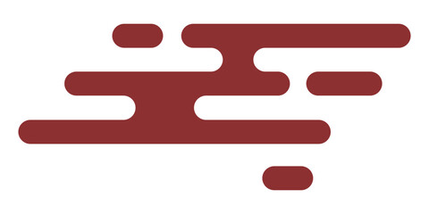 Dynamic Organic Abstract Fluid Shapes Graphic Element for Modern Design