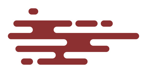Abstract Blood Stream Fluid Motion Graphic Element