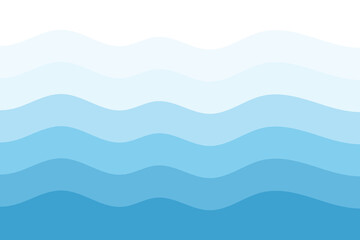 Abstract Water wave vector illustration background