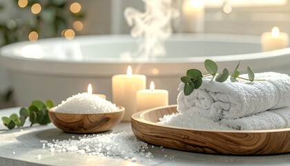 ボタニカルなアロマソルトとスパ