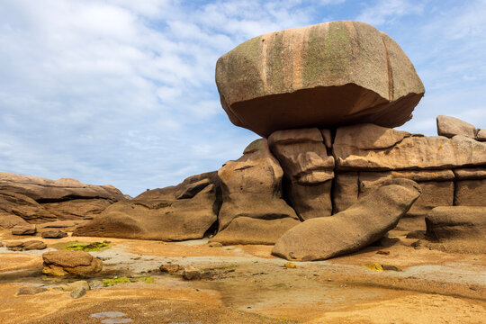 Granite coastline, Brittany,France