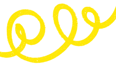 Vibrant yellow swirl abstract background