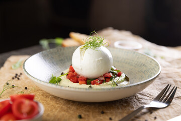 Italian burrata cheese