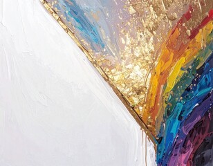 油彩アート背景素材